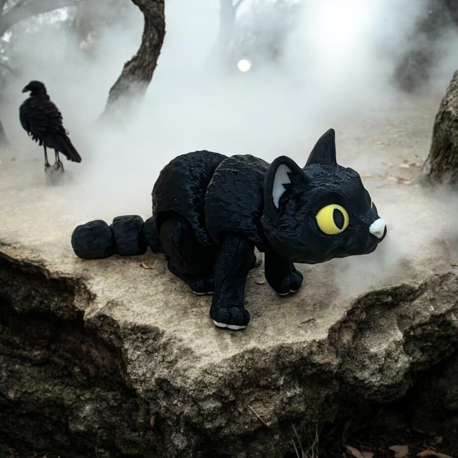 Luna, Misty & Shadow the Curious Kitten