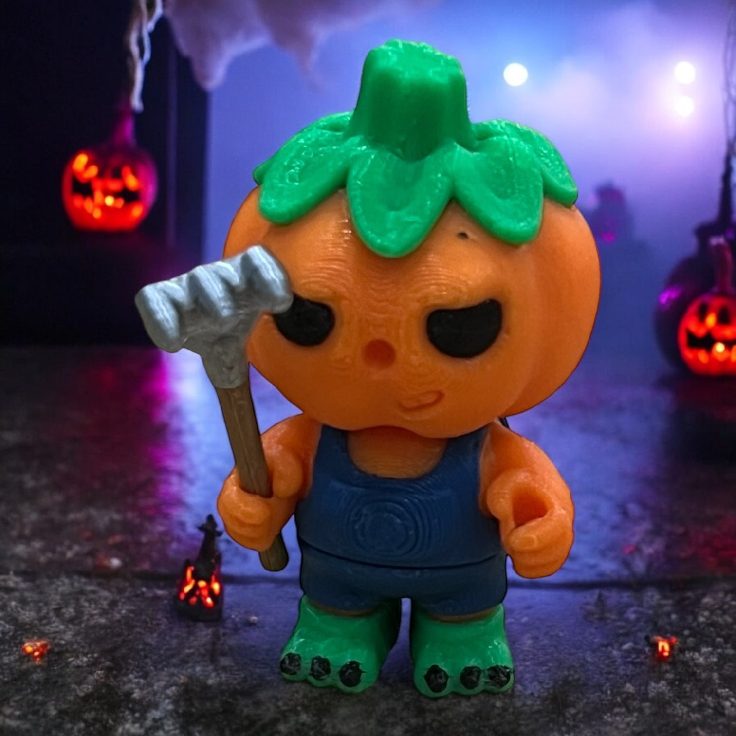 Plunkin the Pumpkin Scarecrow Mini
