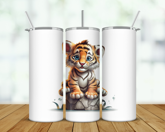 Baby TIger Double Walled Tumbler
