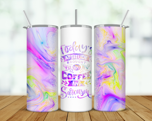 Coffee and Sarcasm Double Walled Tumbler