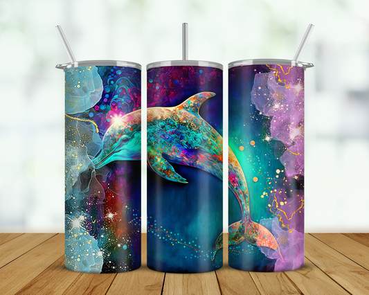Dolphin Double Walled Tumbler