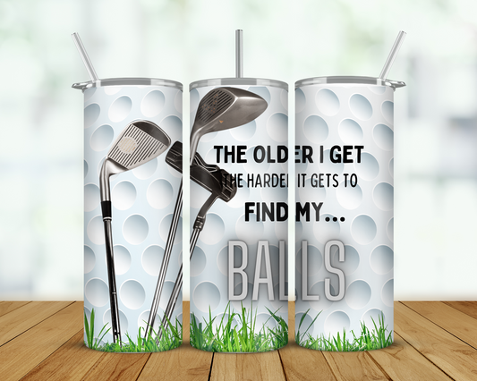 Find My Balls Double Walled Tumbler