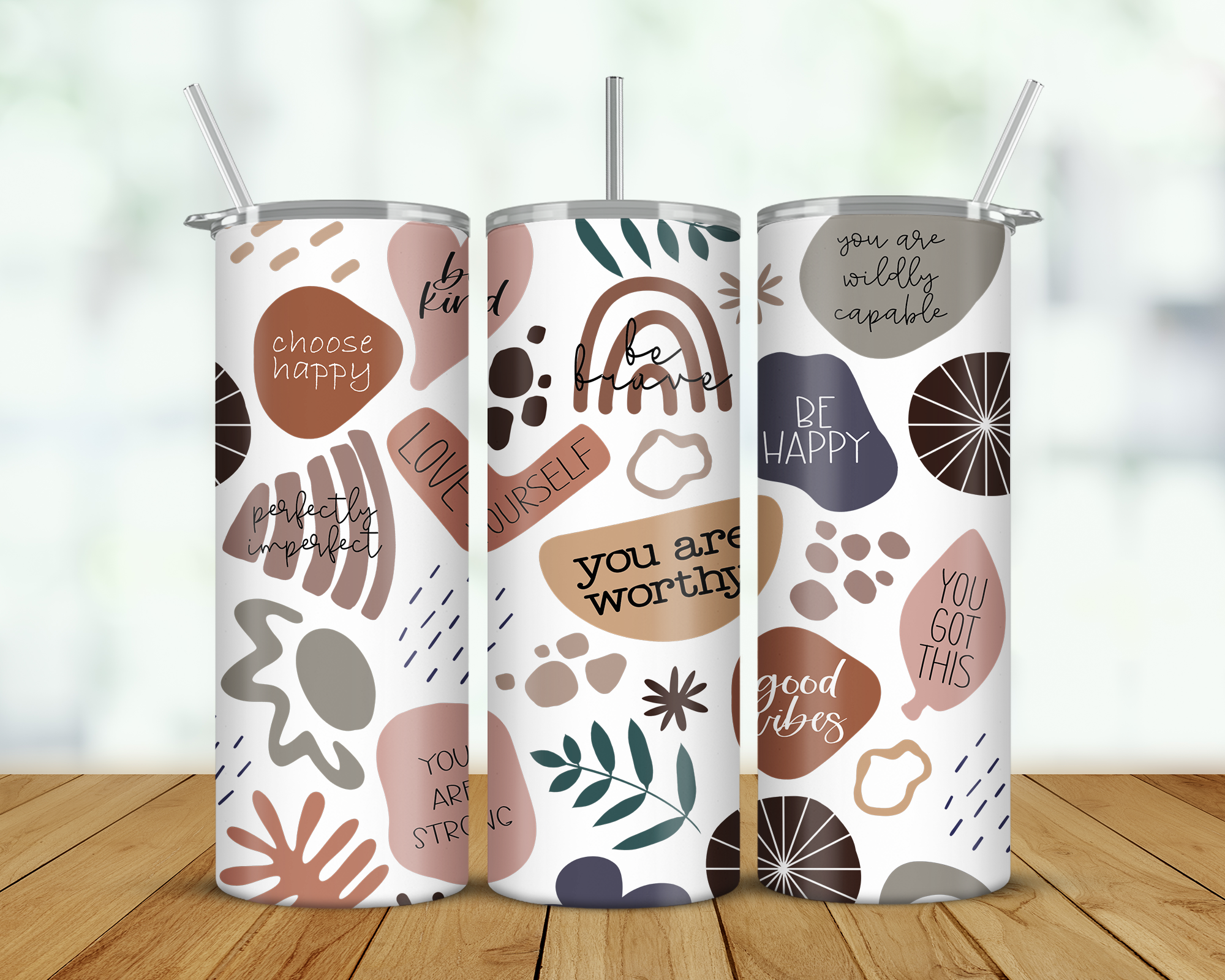 Motivational Double Walled Tumbler