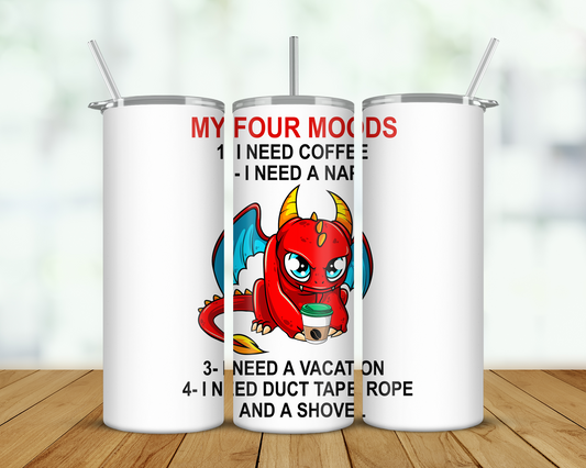 My Four Moods Double Walled Tumbler