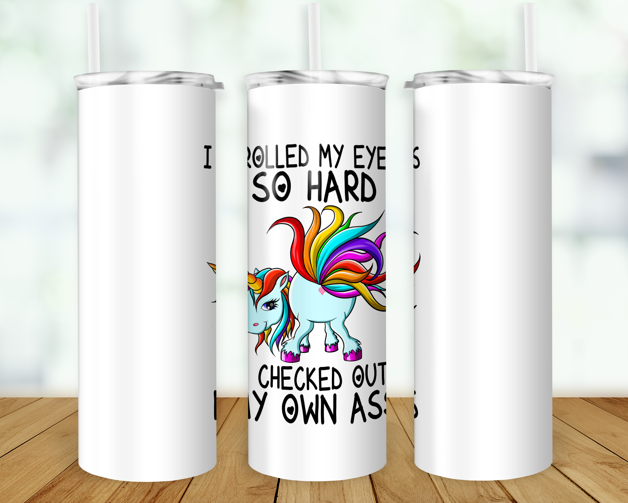 Rolled My Eyes Double Walled Tumbler