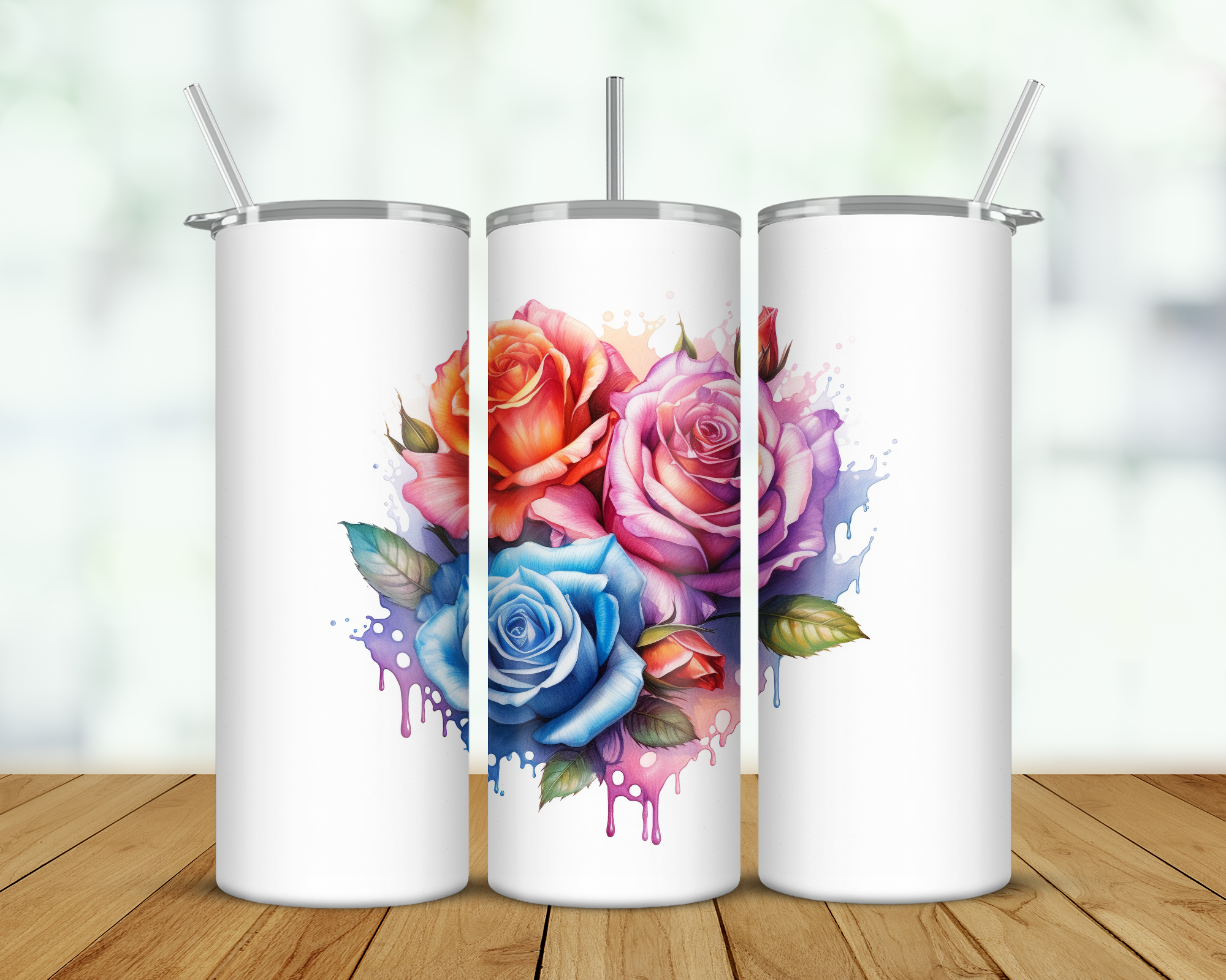 Roses Double Walled Tumbler