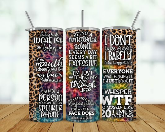 Sarcastic Double Walled Tumbler