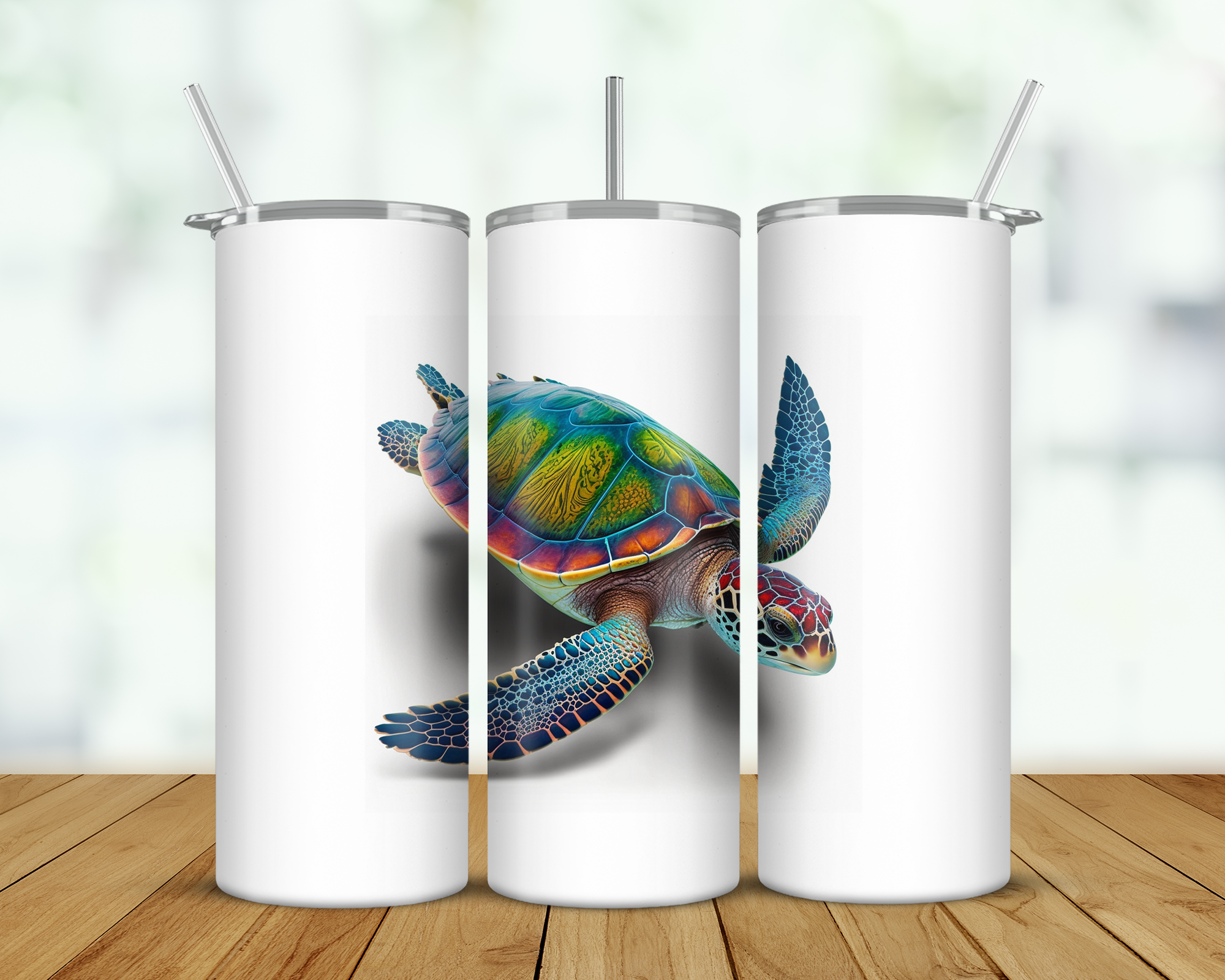 Sea Turtle Double Walled Tumbler