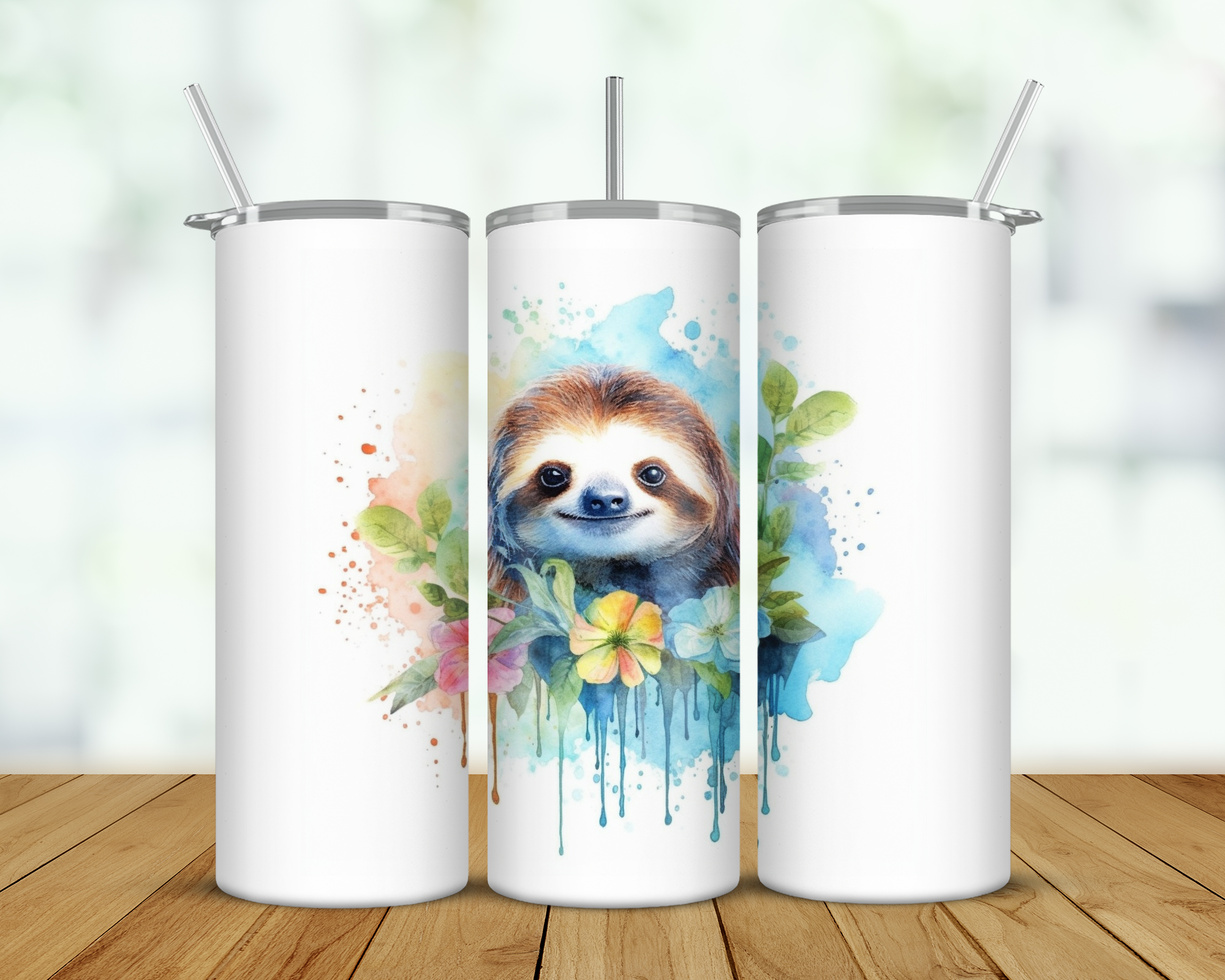 Sloth Double Walled Tumbler