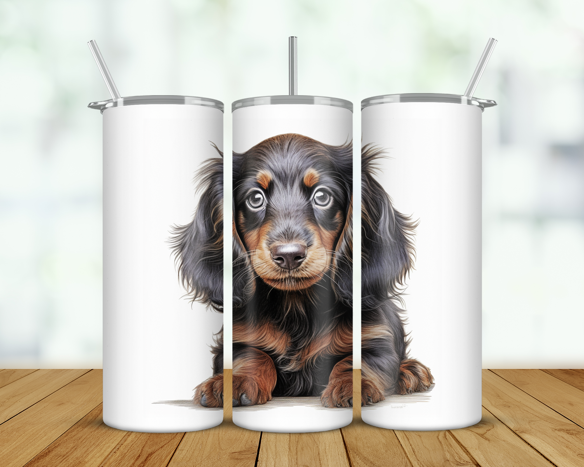 Dachshund Double Walled Tumbler