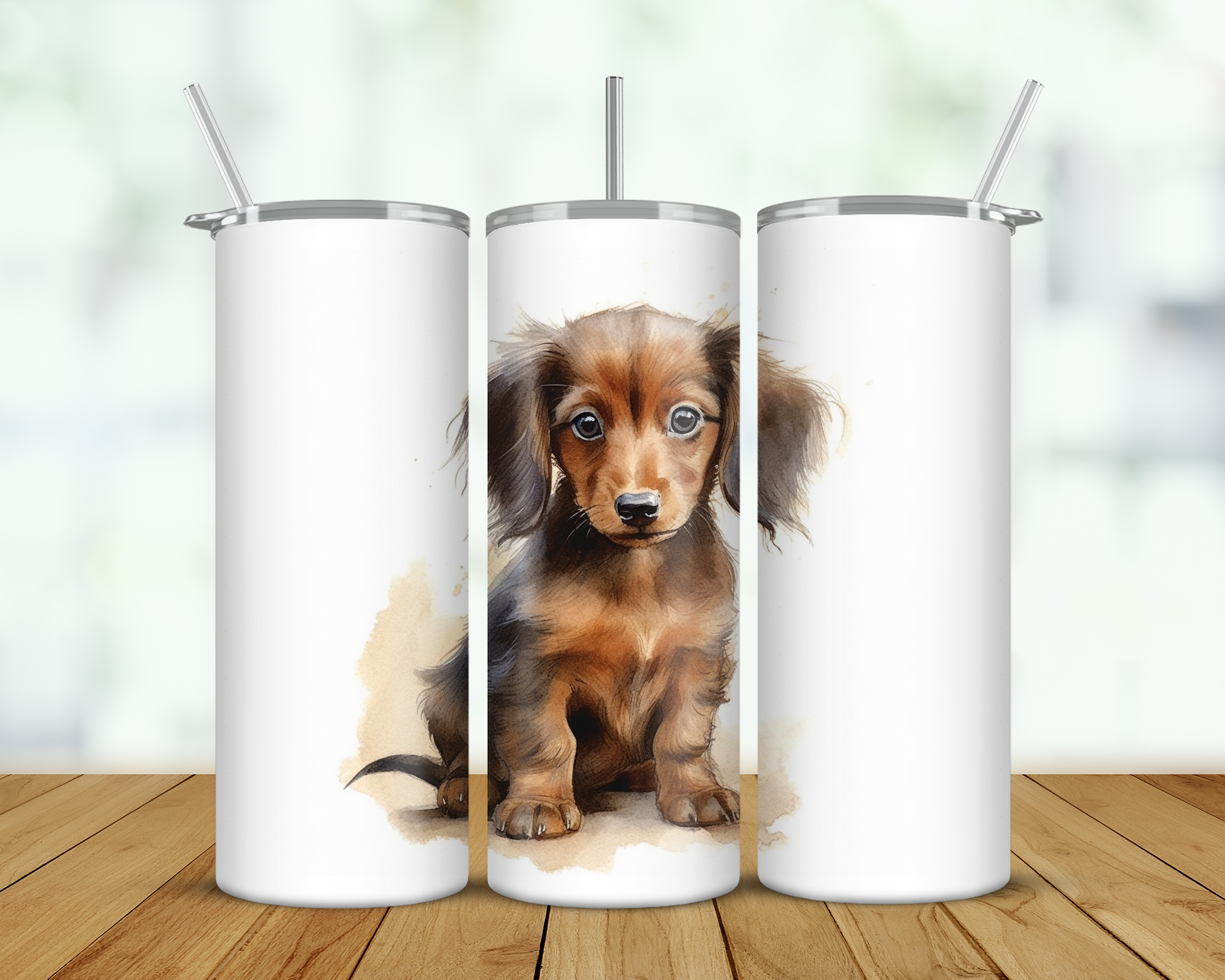 Dachshund Double Walled Tumbler