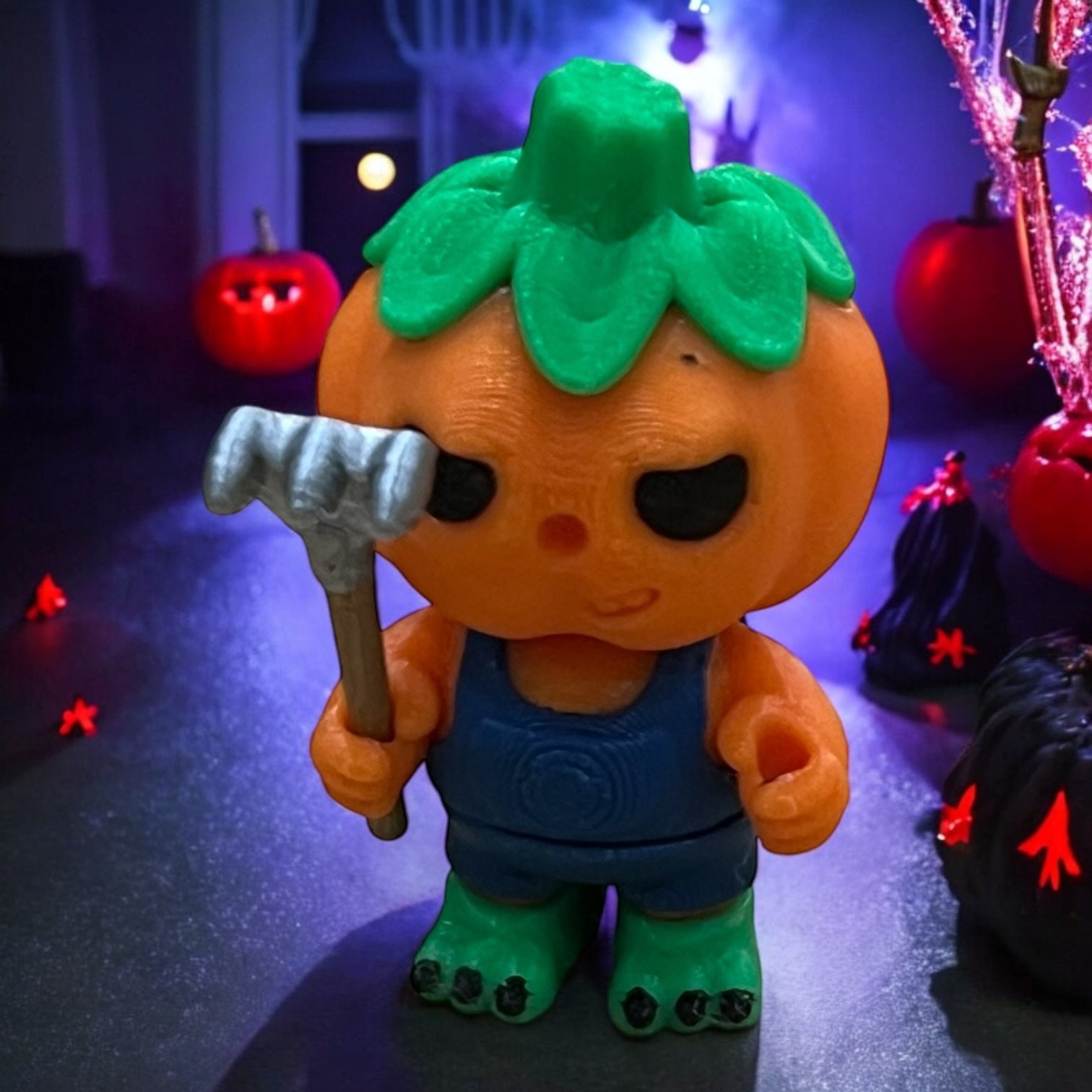 Plunkin the Pumpkin Scarecrow Mini