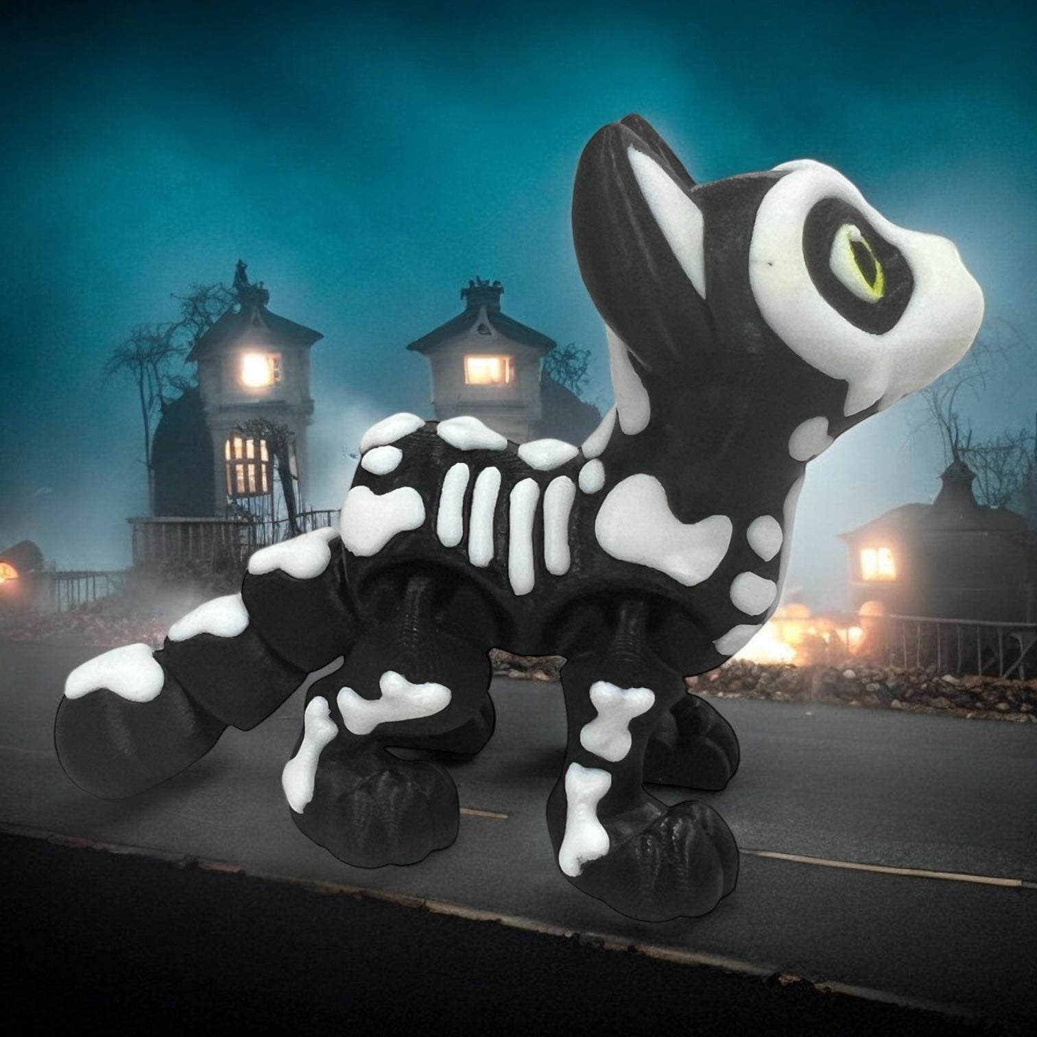 Bones the Skeleton Cat