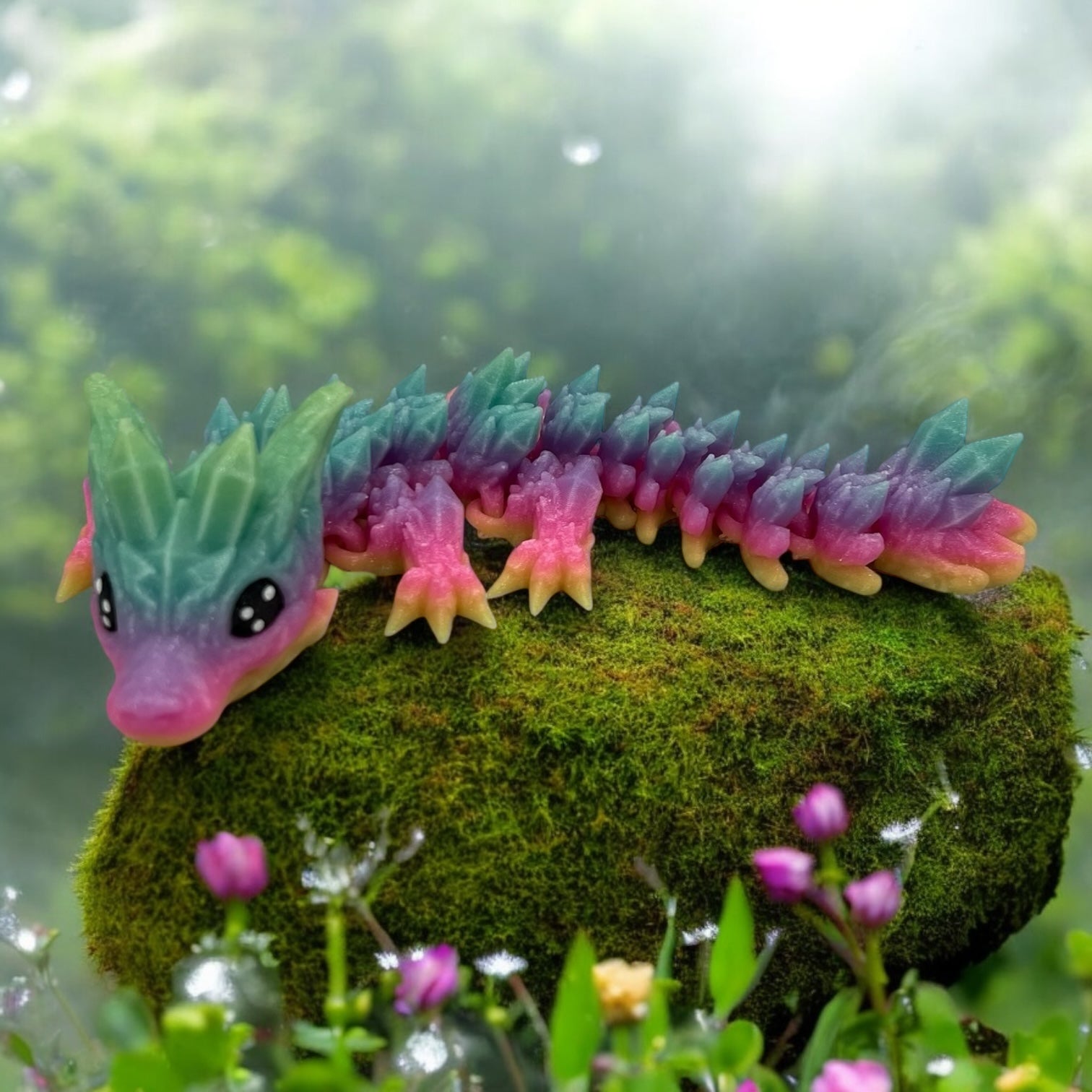 Baby Crystal Wolf Dragon
