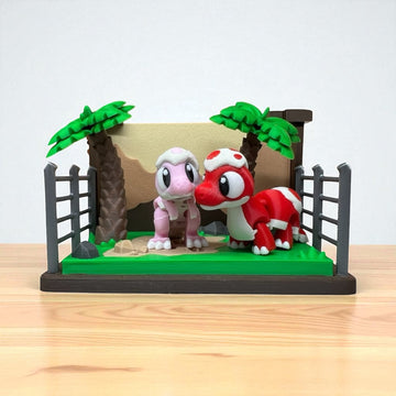Jurassic Enclosure + Mini Dinosaurs
