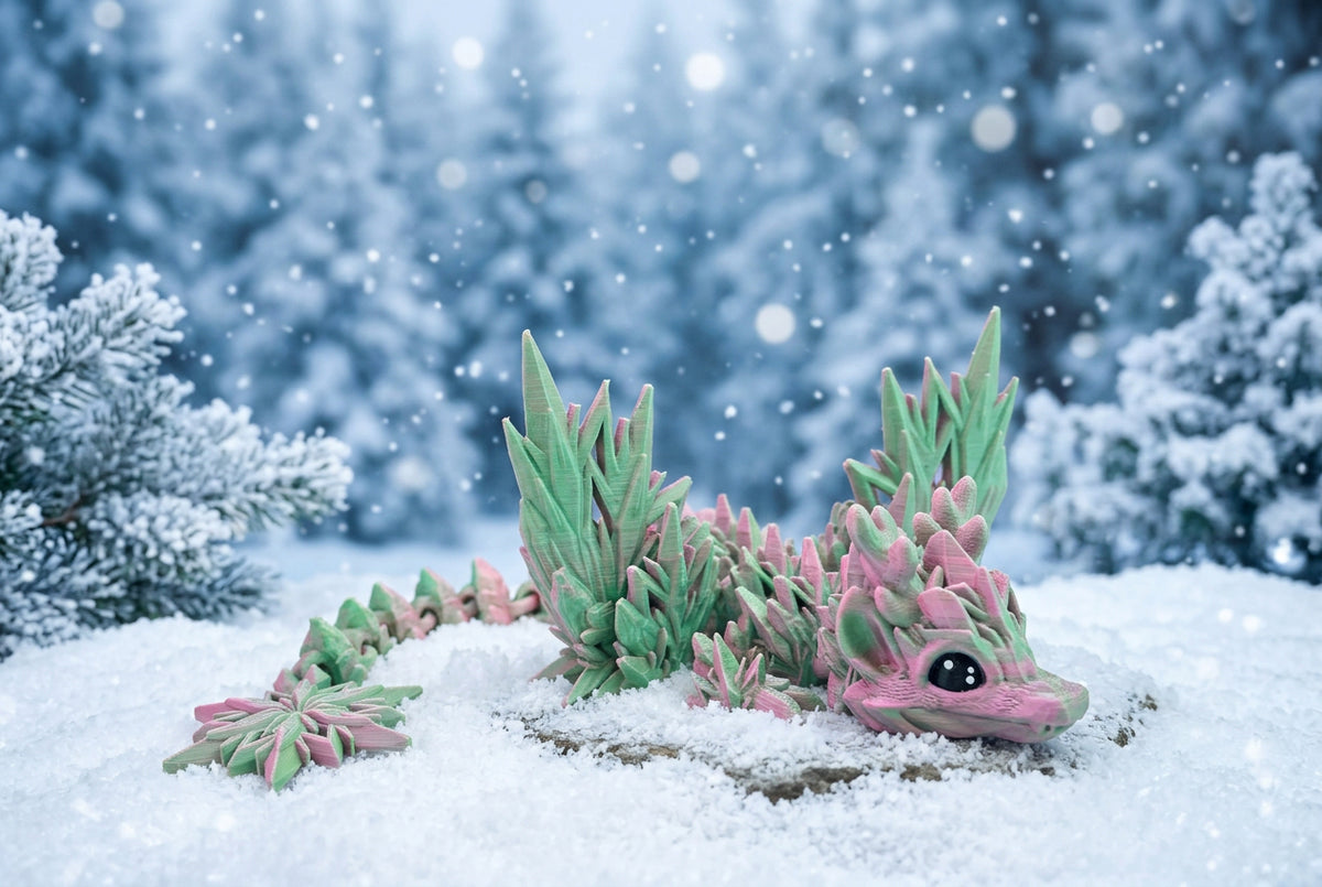 Baby Winged Winter Dragon