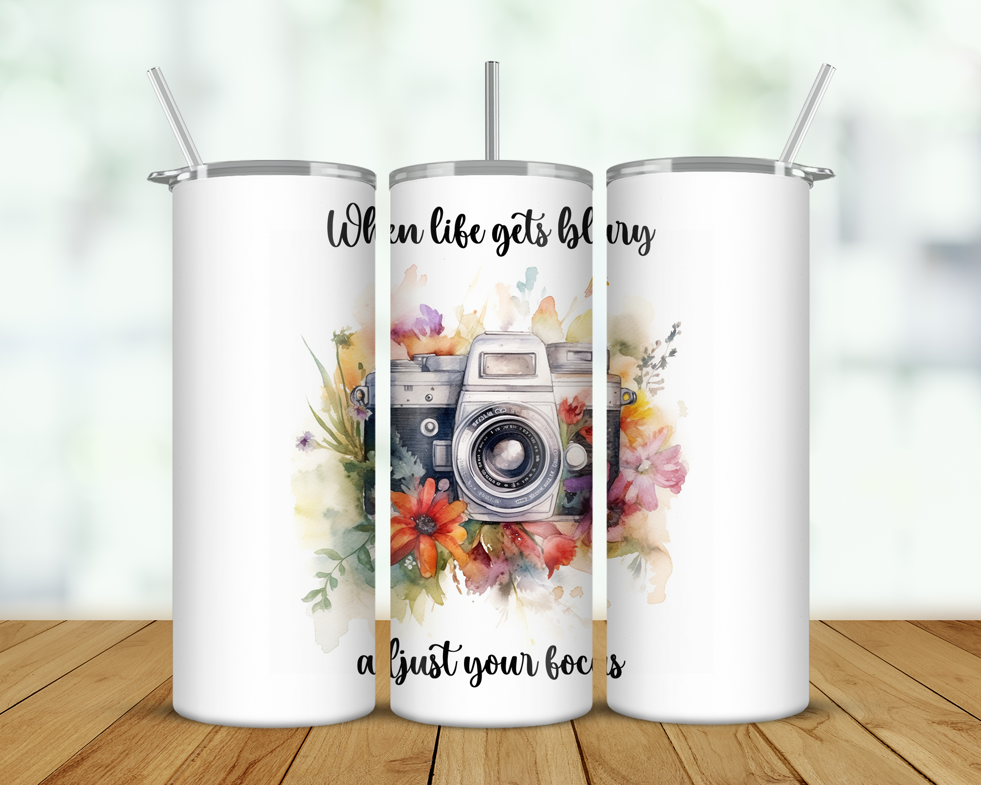 Adjust Your Focus Double Walled Tumbler