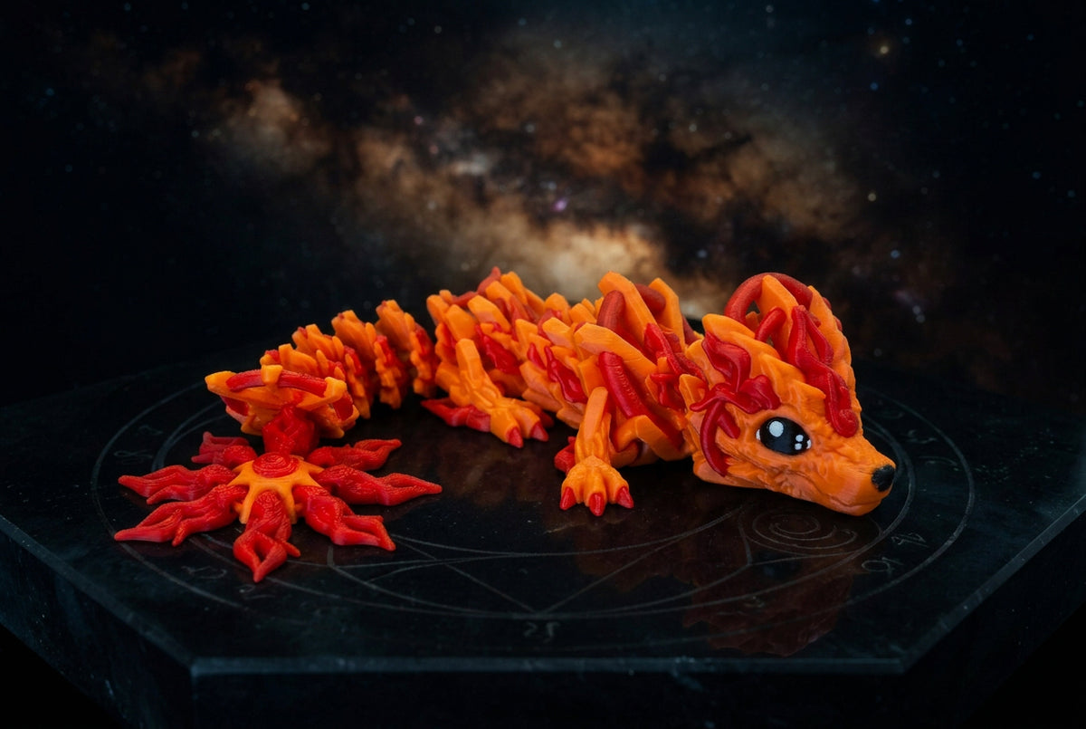Solar Dragon Painted