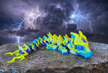 Baby Storm Dragon Painted