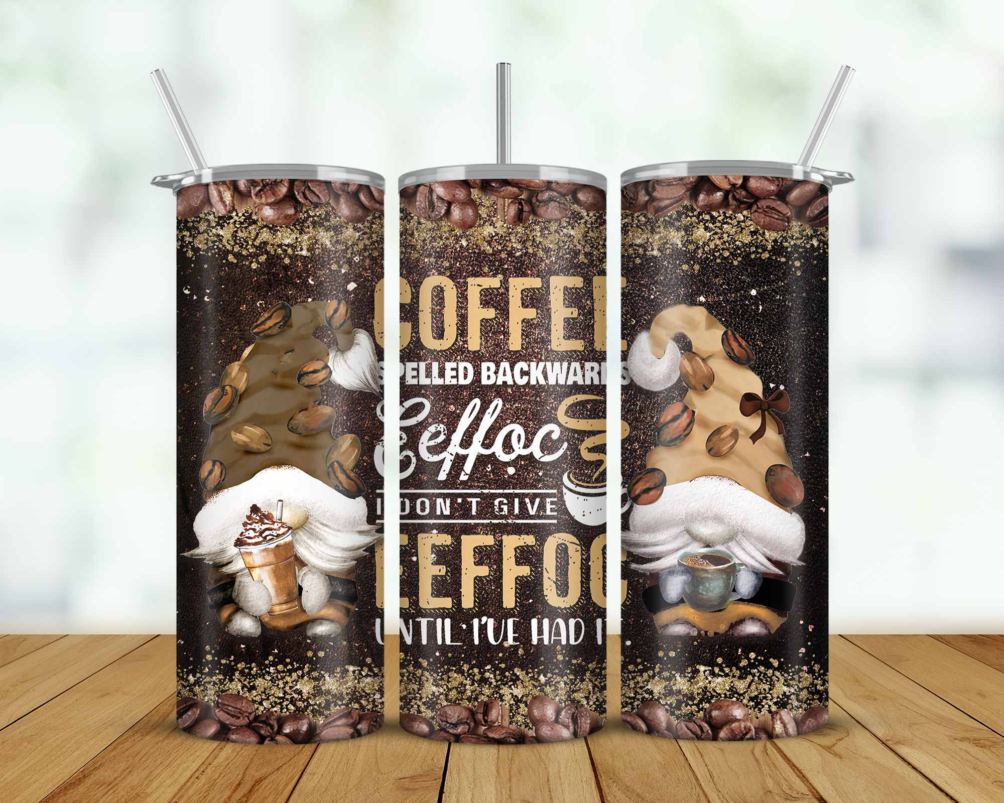 Eeffoc Dark Double Walled Tumbler
