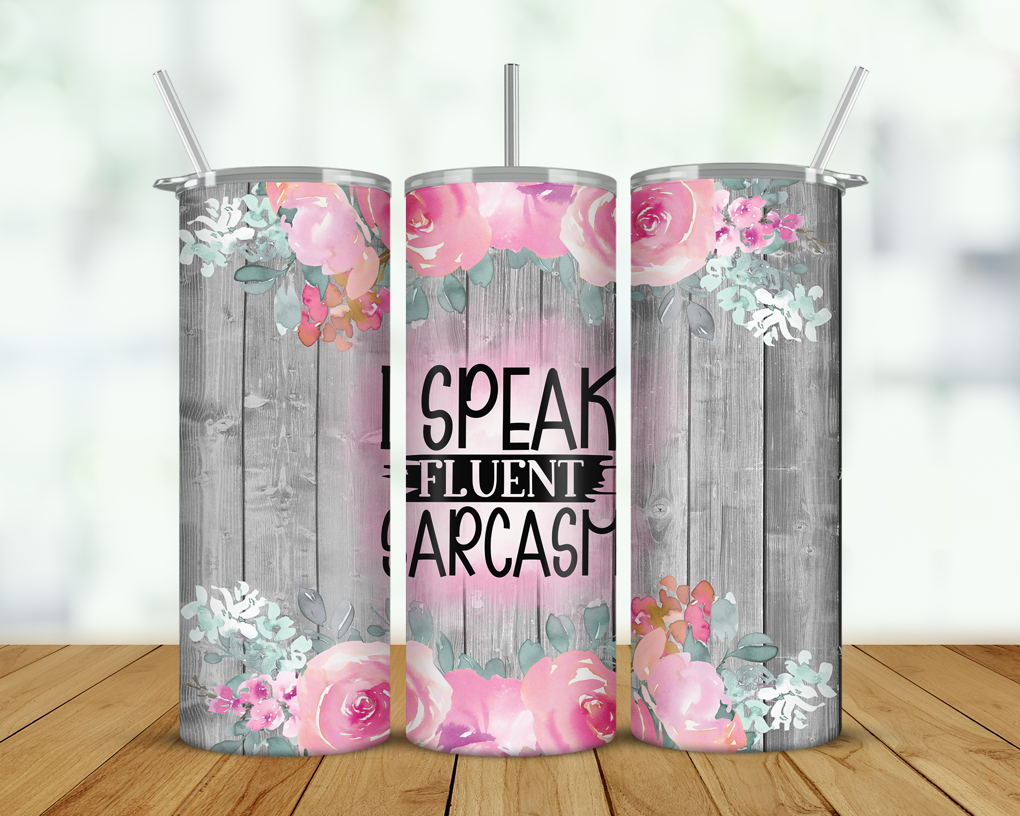 Fluent Sarcasm Double Walled Tumbler