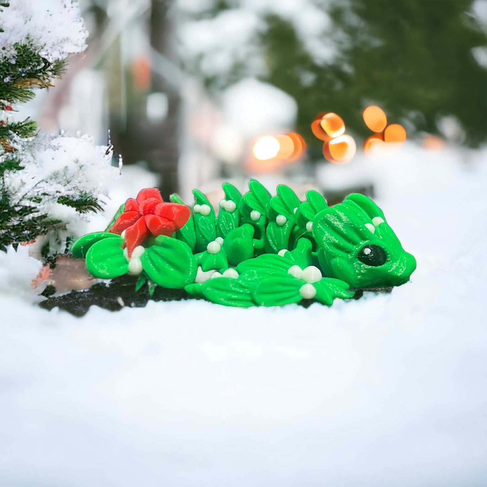 Tiny Mistletoe Dragon