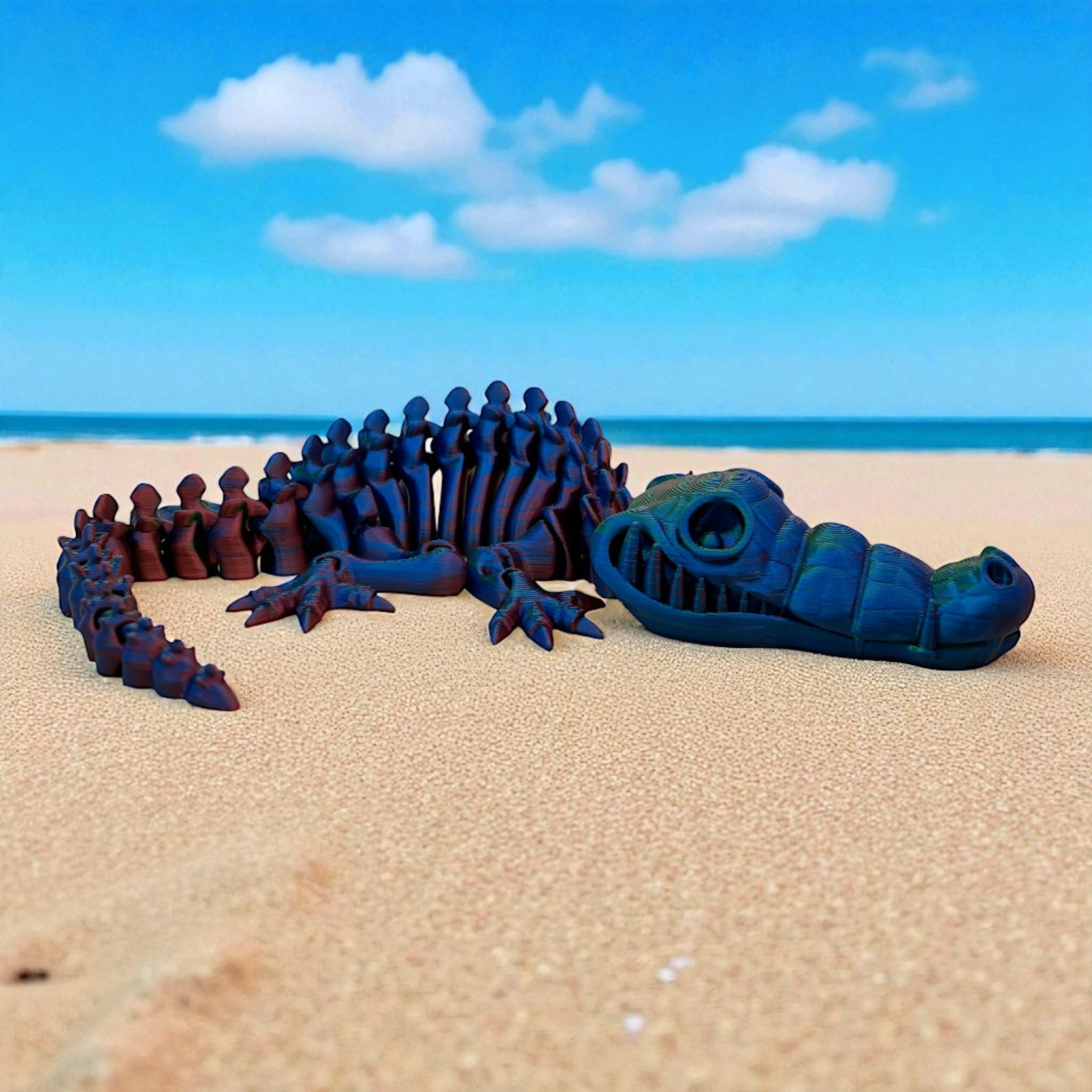Drift the Skeleton Crocodile