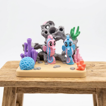 Coral Reef Playset with Seahorses