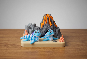 Plesiosaur Volcano Adventure Playset