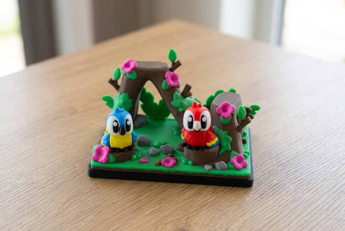 Tropical Bird Paradise Playset