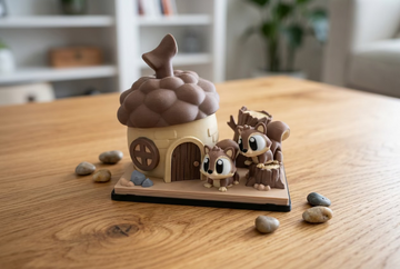 Squirrel Acorn Cottage Playset