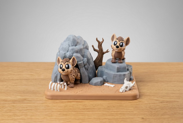 Spotted Hyena Rocky Hideaway Playset
