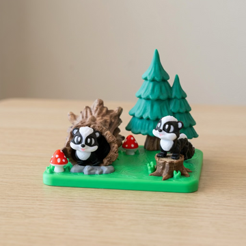 Skunk Woodland Hideaway Playset