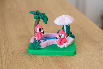 Flamingo Pool Party Playset