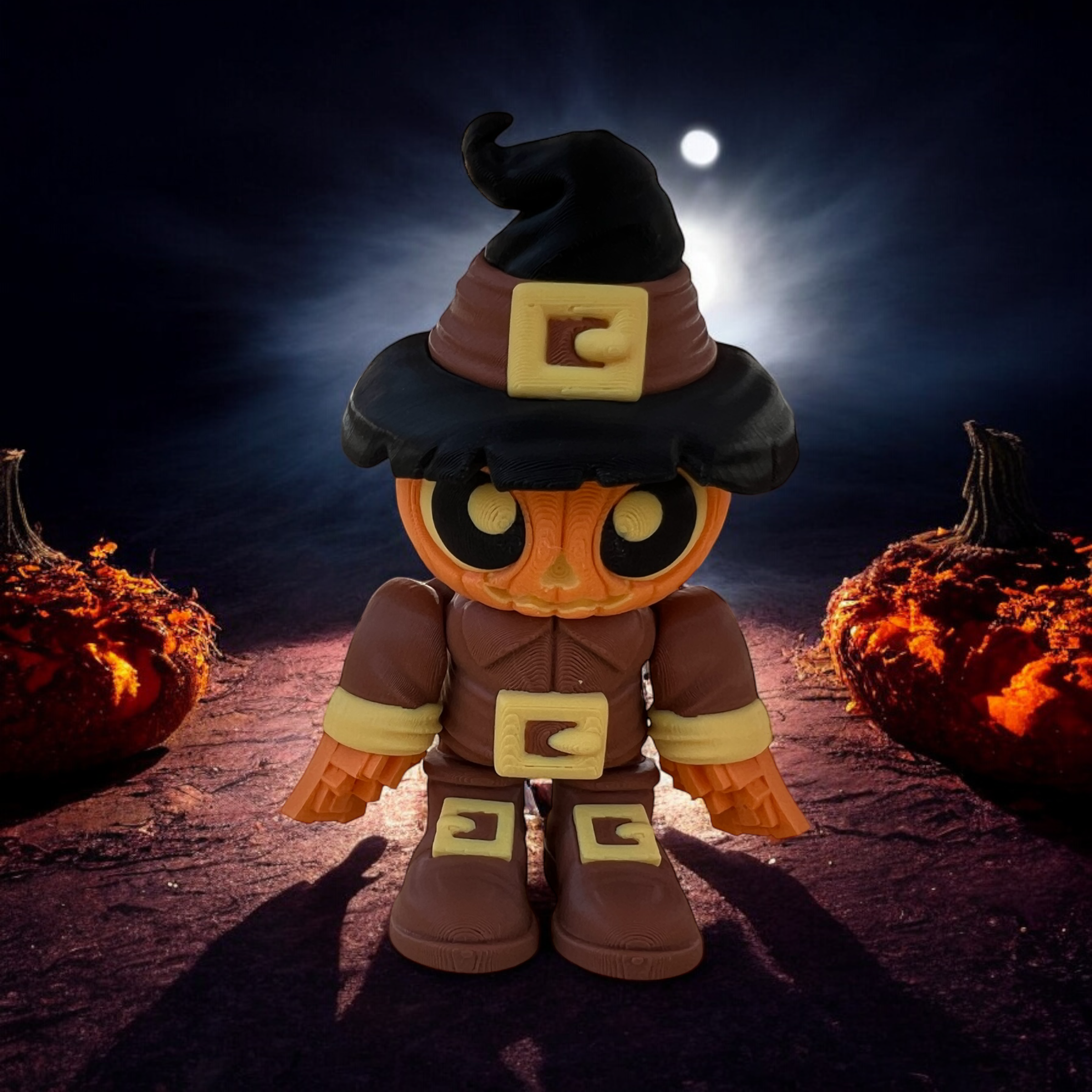 Patchwick the Pumpkin Scarecrow