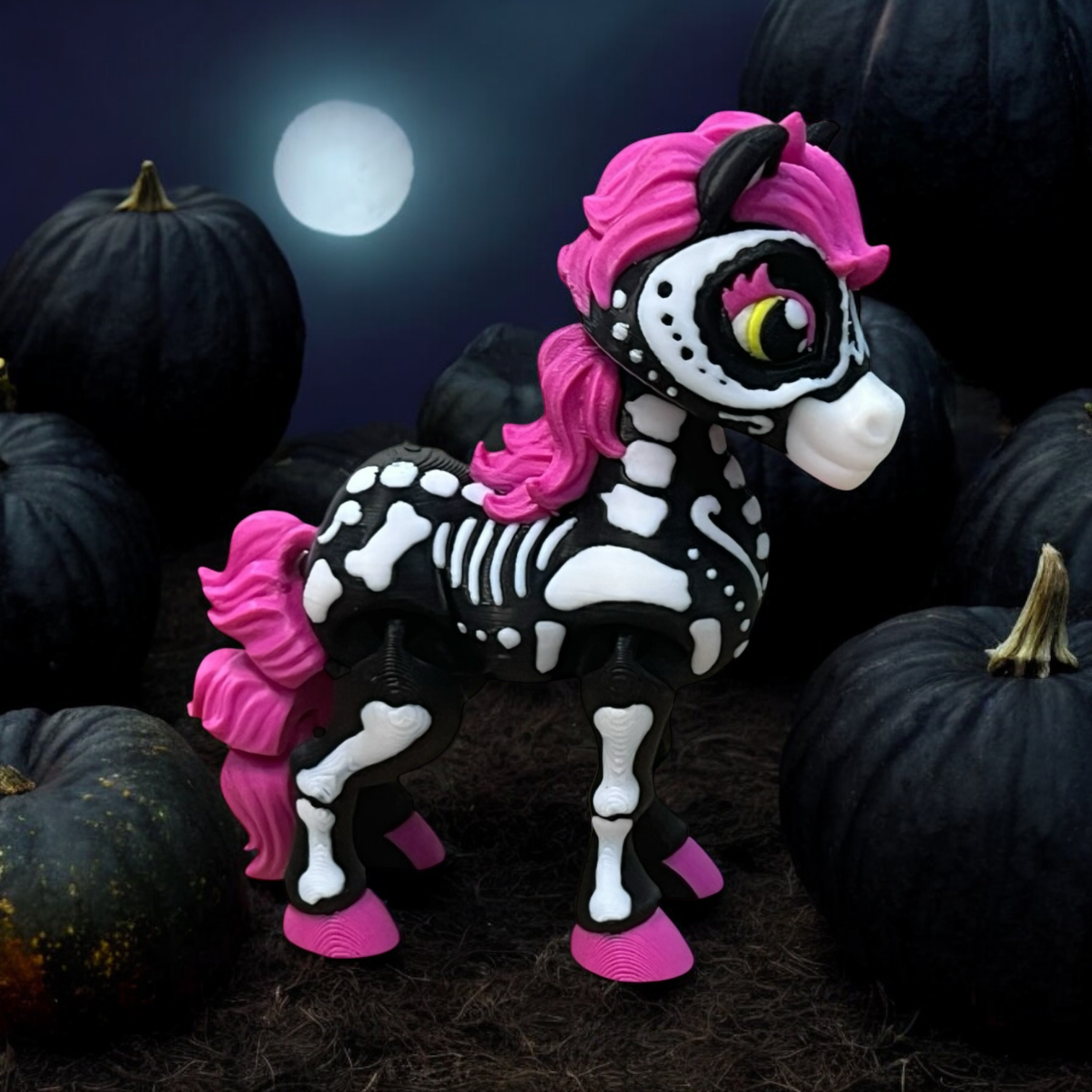 Skelly Belle the Skeleton Pony