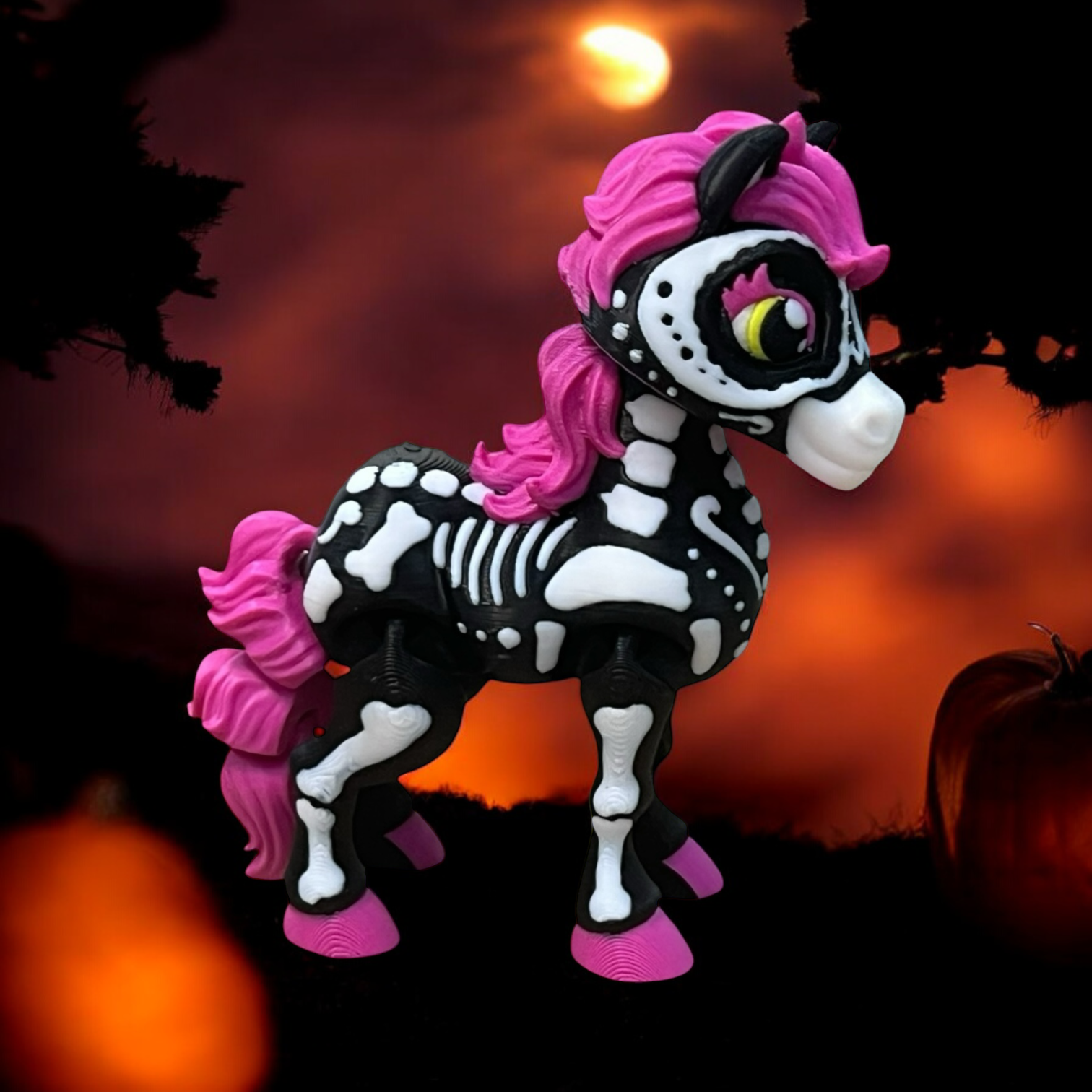 Skelly Belle the Skeleton Pony