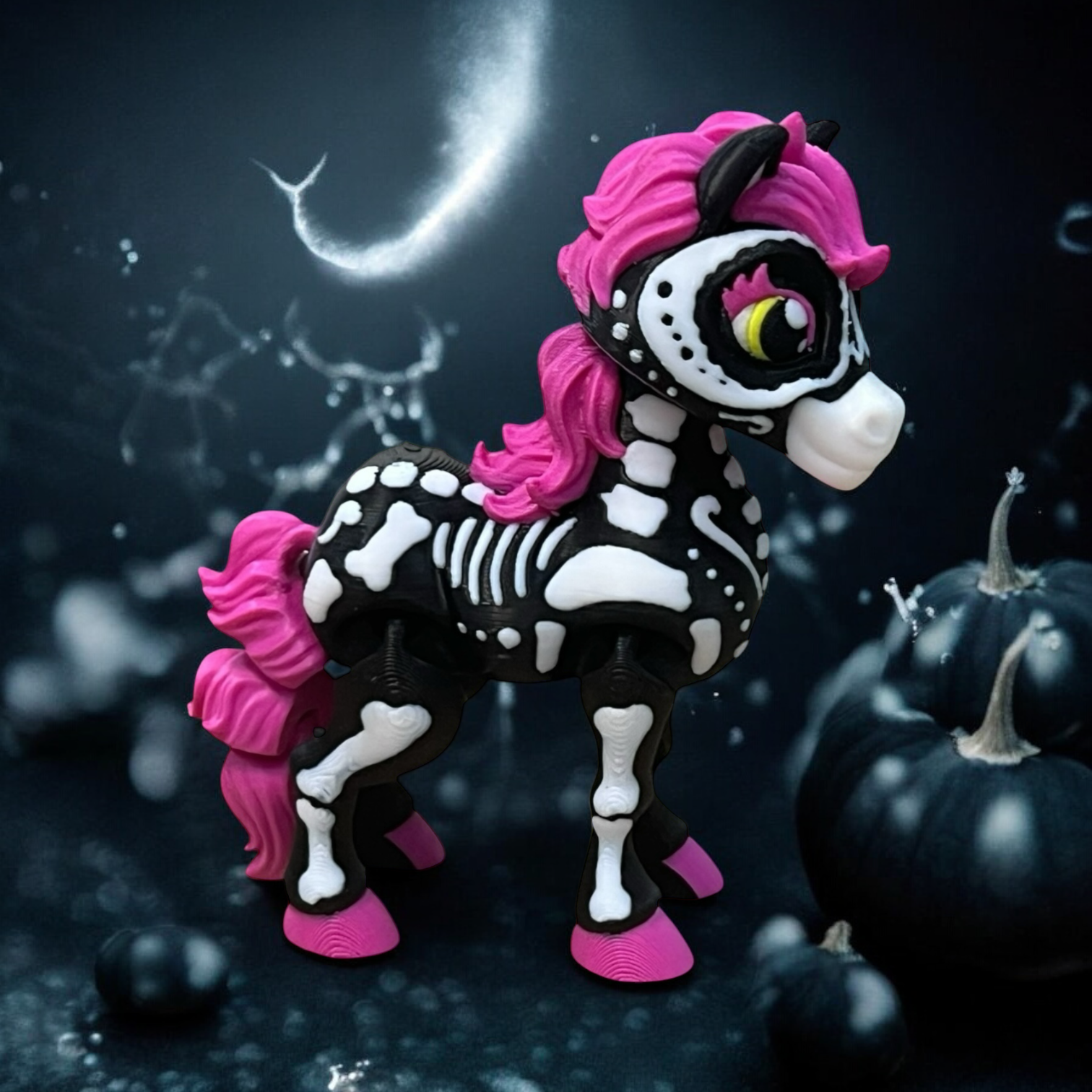 Skelly Belle the Skeleton Pony