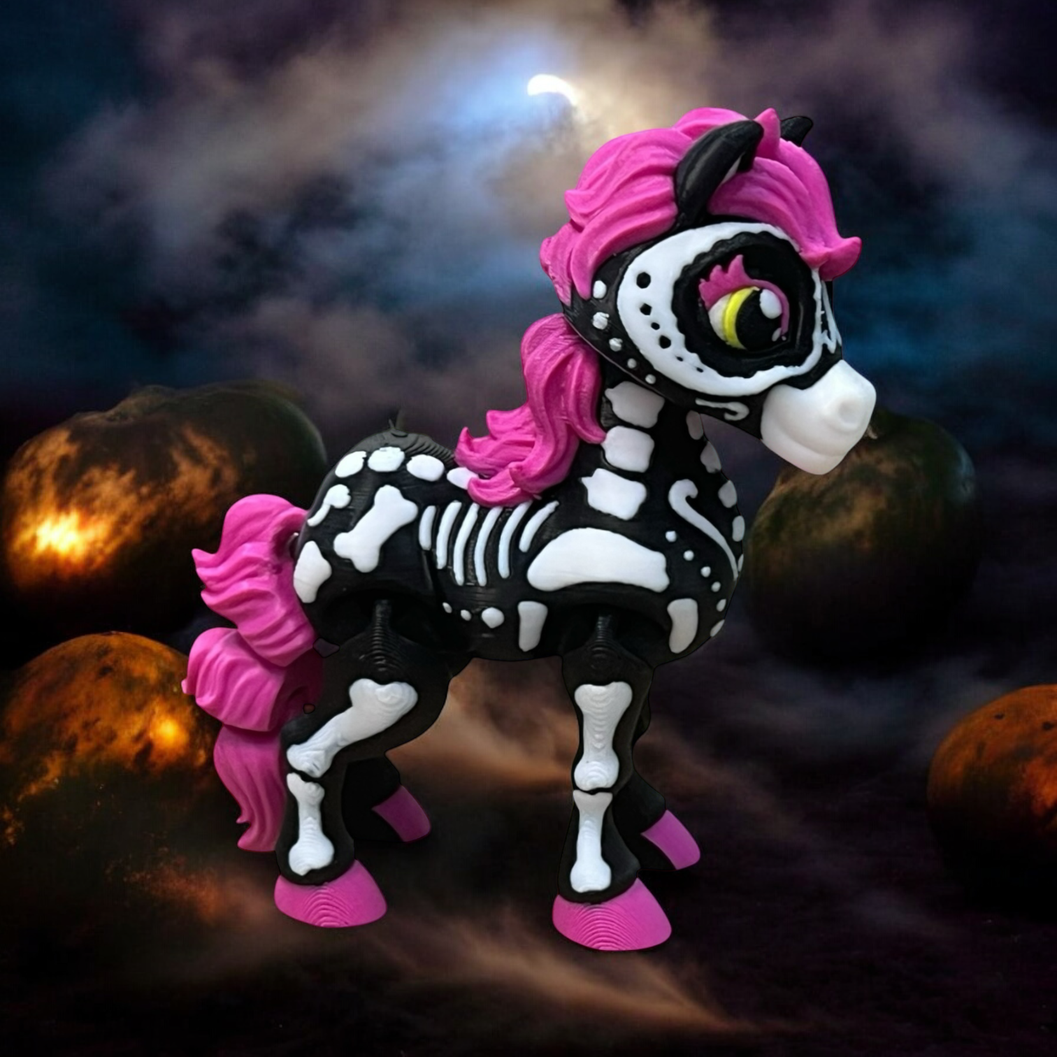 Skelly Belle the Skeleton Pony