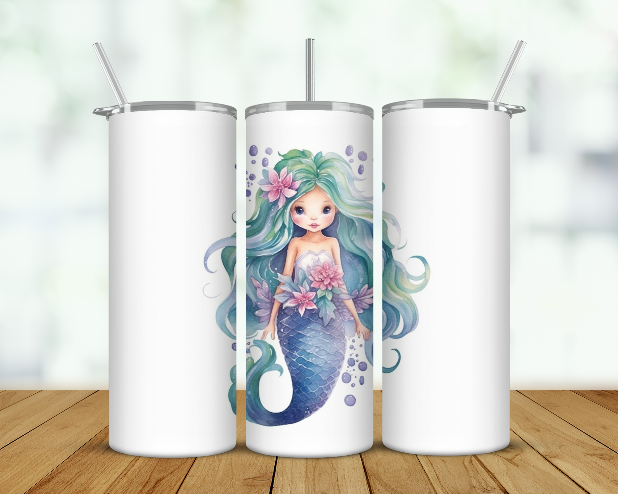 Mermaid Double Walled Tumbler