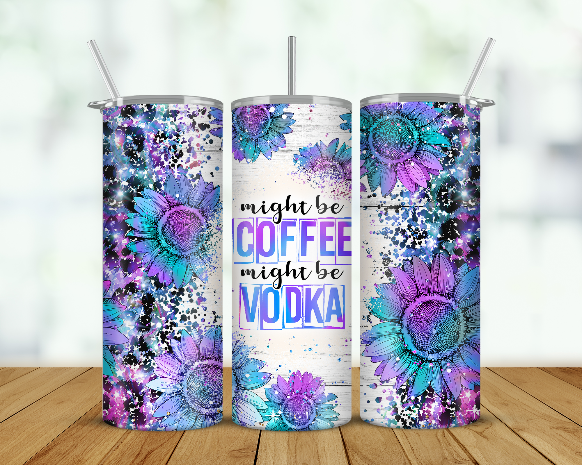 Might Be Coffee Double Walled Tumbler