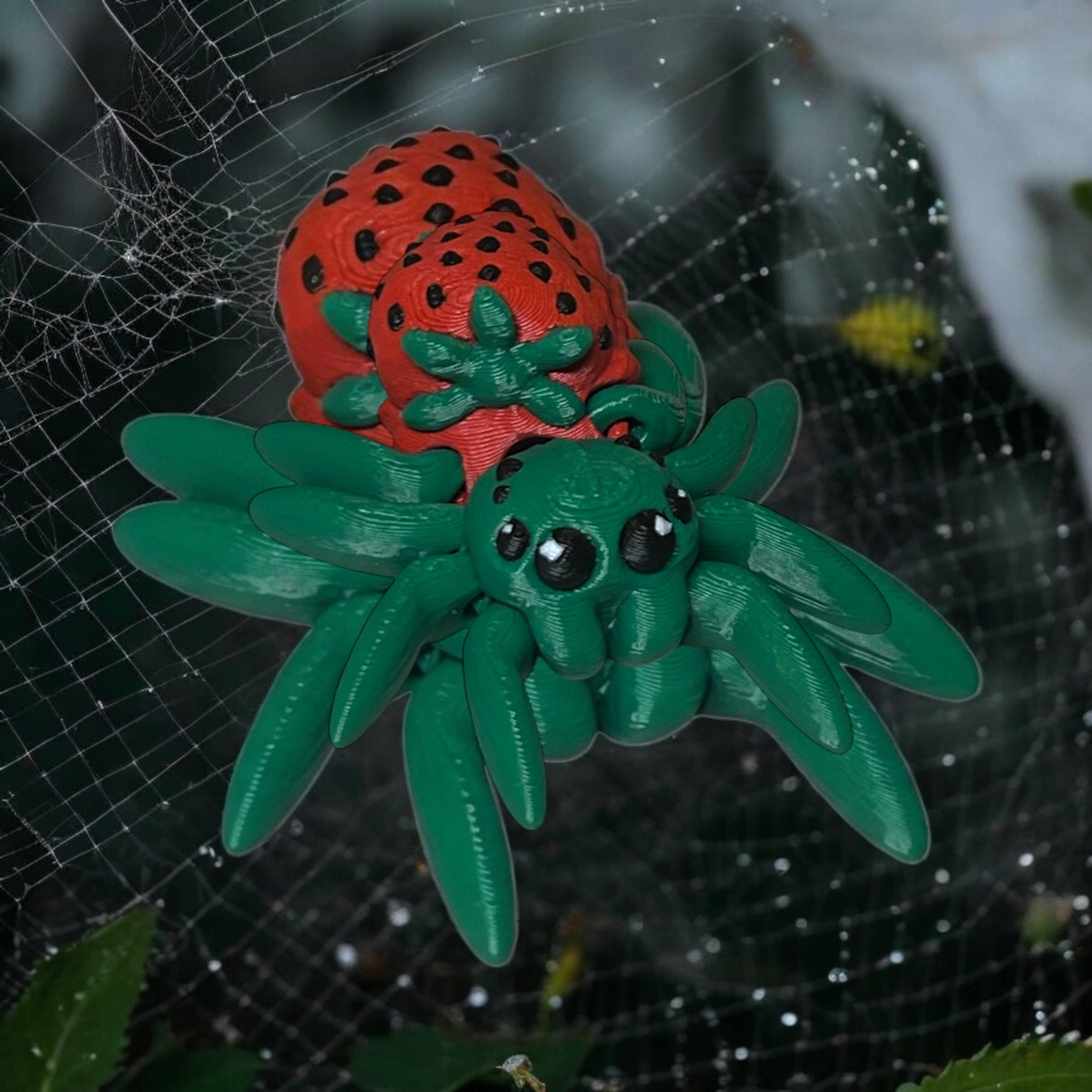 Petalynn the Strawberry Spider Mini