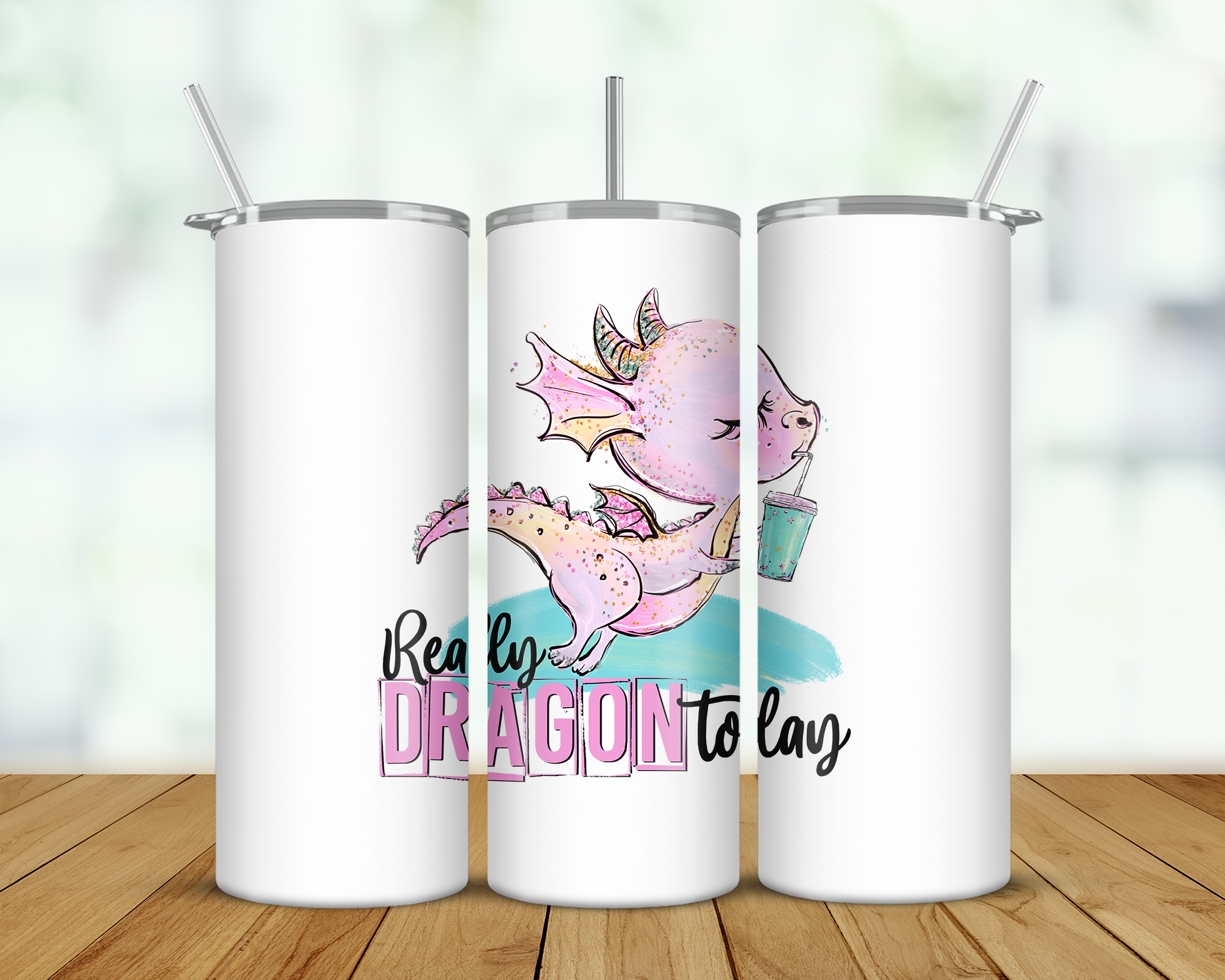 Really Dragon Today Double Walled Tumbler